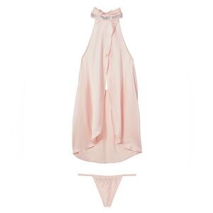 VERY SEXY
Sugar Coated Rhinestone High-Neck Babydoll